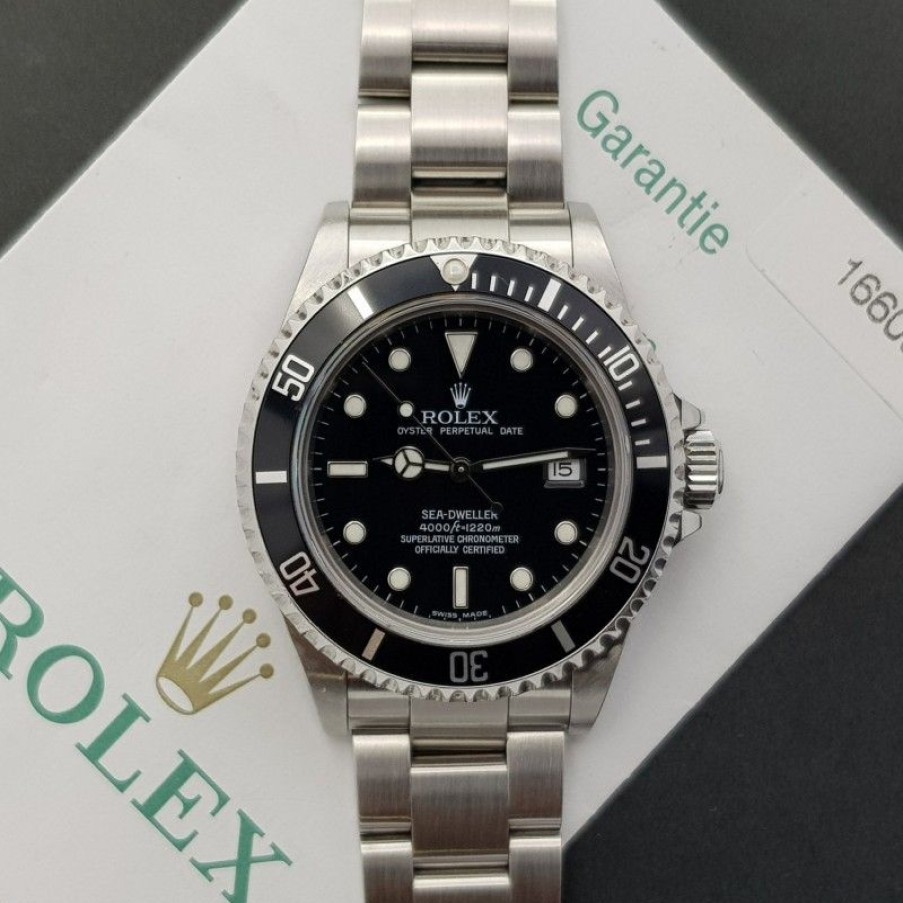 Used Watches ROLEX | Rolex Sea-Dweller 40Mm 16600 With Paper Very Good Condition Stahl S...