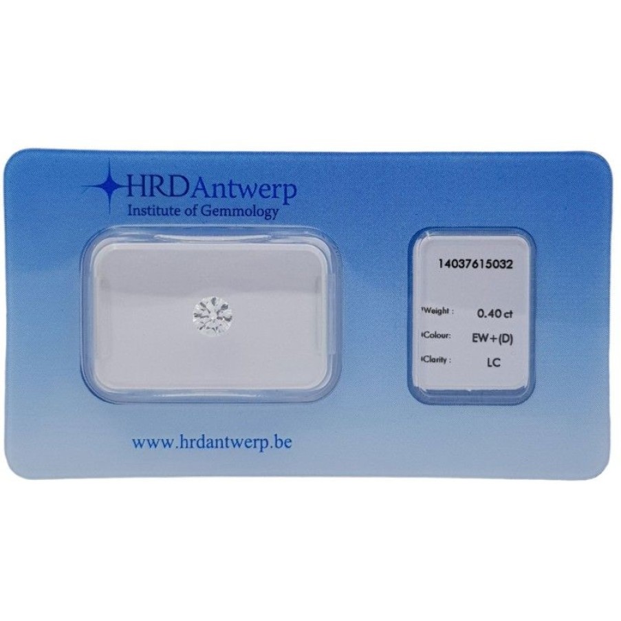 Certified Diamonds HRD Antwerp | Certified Diamond Hrd 0.40 If D - Rep.14037615032