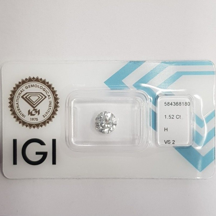 Certified Diamonds IGI | Igi Certified Diamond In Blister 1.52 H Vs2 - Rep.584368180