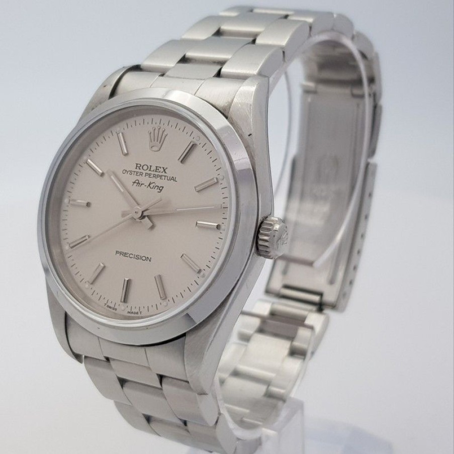 Used Watches ROLEX | Rolex Air King 14000 34Mm Good Condition Stahl Steel L251