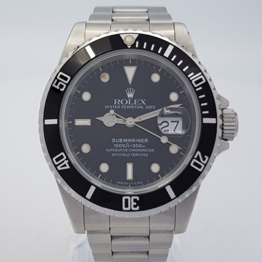 Used Watches ROLEX | Role Sub Submariner Date 16610 Good Condition Stahl Steel Diam918