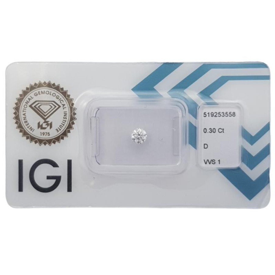 Certified Diamonds IGI | Diamond Igi Certificate 0.30 D Vvs1-Rep.519253558 Laser Inscription