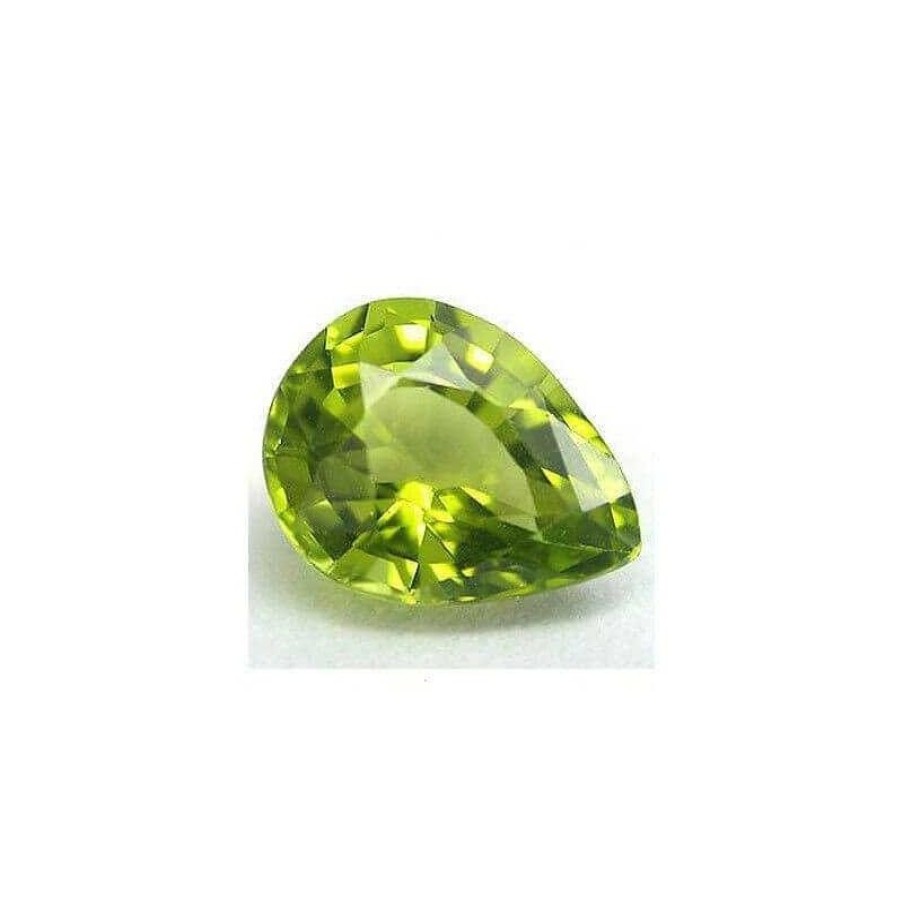 Gem Diamond Centre | Peridot Cut Drop 2.50 Carat 9.59 X 7.58 Mm