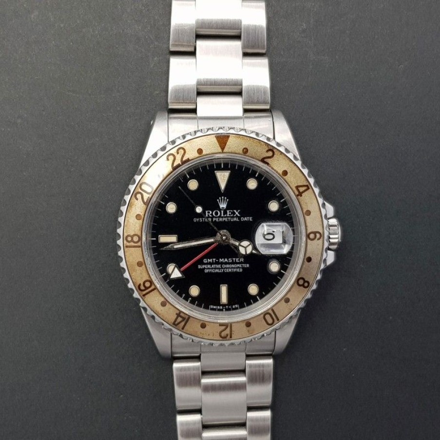 Used Watches ROLEX | Rolex Gmt-Master 16700 Brown Bezel Good Condition Stahl Steel Diam1202