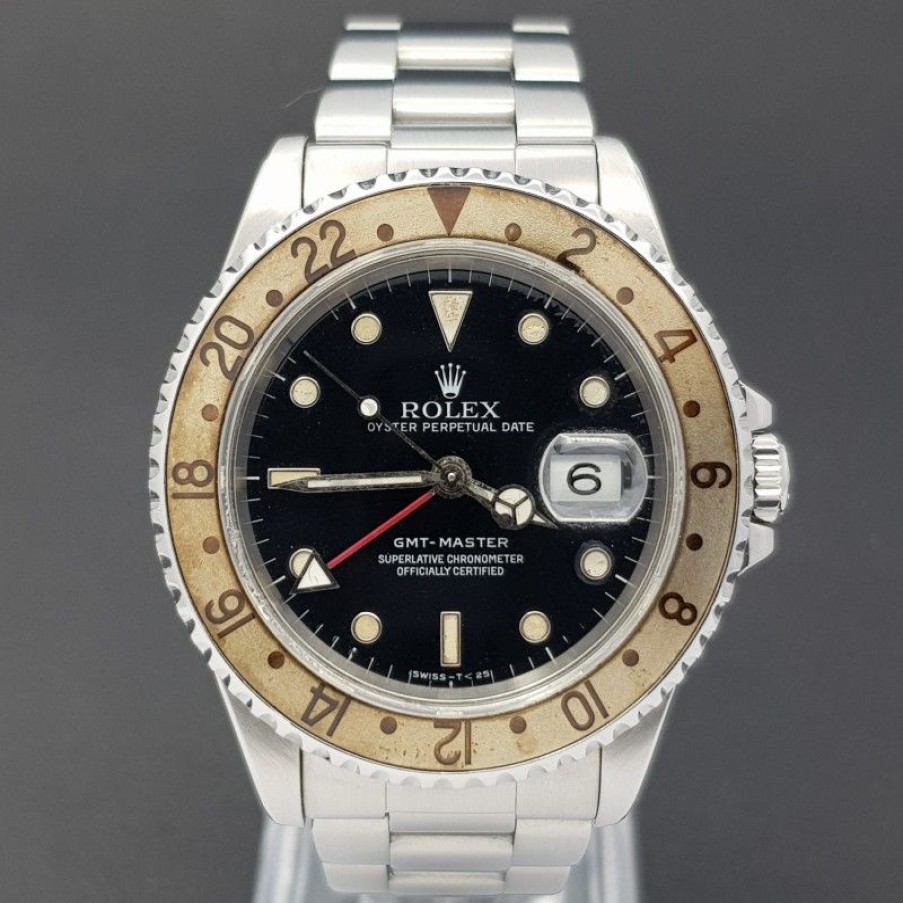 Used Watches ROLEX | Rolex Gmt-Master 16700 Brown Bezel Good Condition Stahl Steel Diam1202