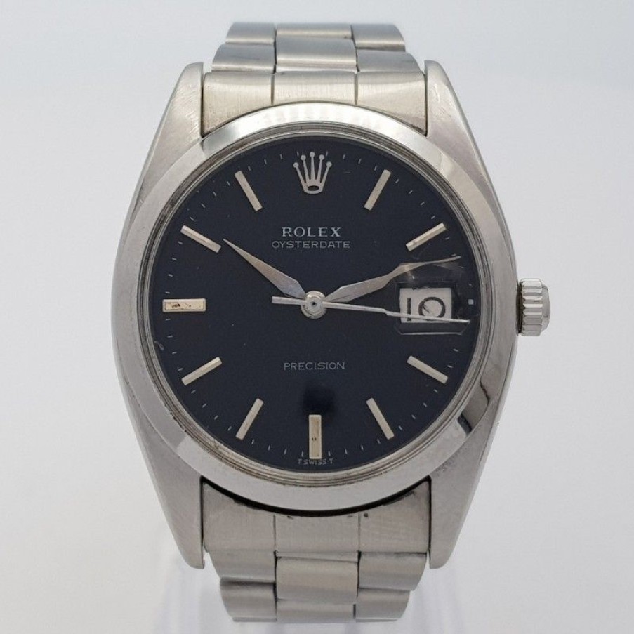 Used Watches ROLEX | Rolex Oyster Date 34Mm 6694 Good Condition Stahl Steel 2206Cyg3M