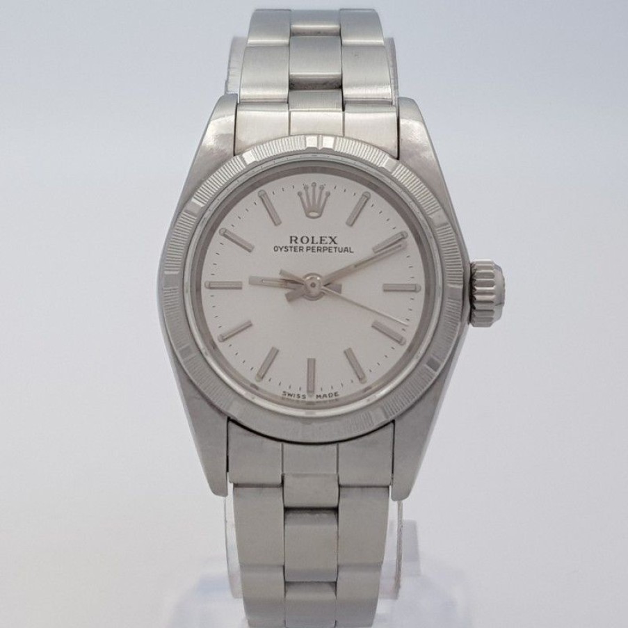 Used Watches ROLEX | Rolex Oyster Perpetual 26Mm 67230 Good Condition Stahl Steel 141Sett1