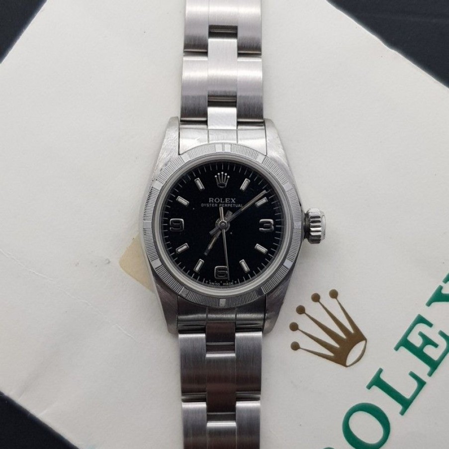 Used Watches ROLEX | Rolex Oyster Perpetual 26Mm 67230 With Paper Very Good Condition St...