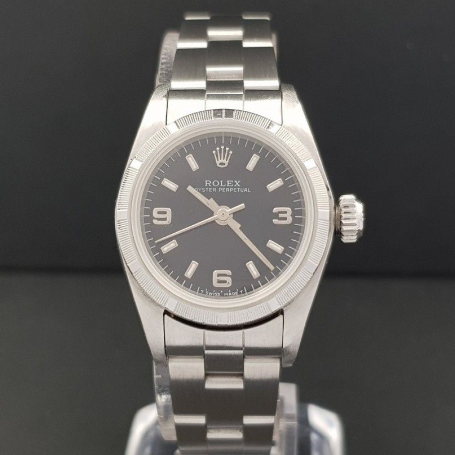 Used Watches ROLEX | Rolex Oyster Perpetual 26Mm 67230 With Paper Very Good Condition St...