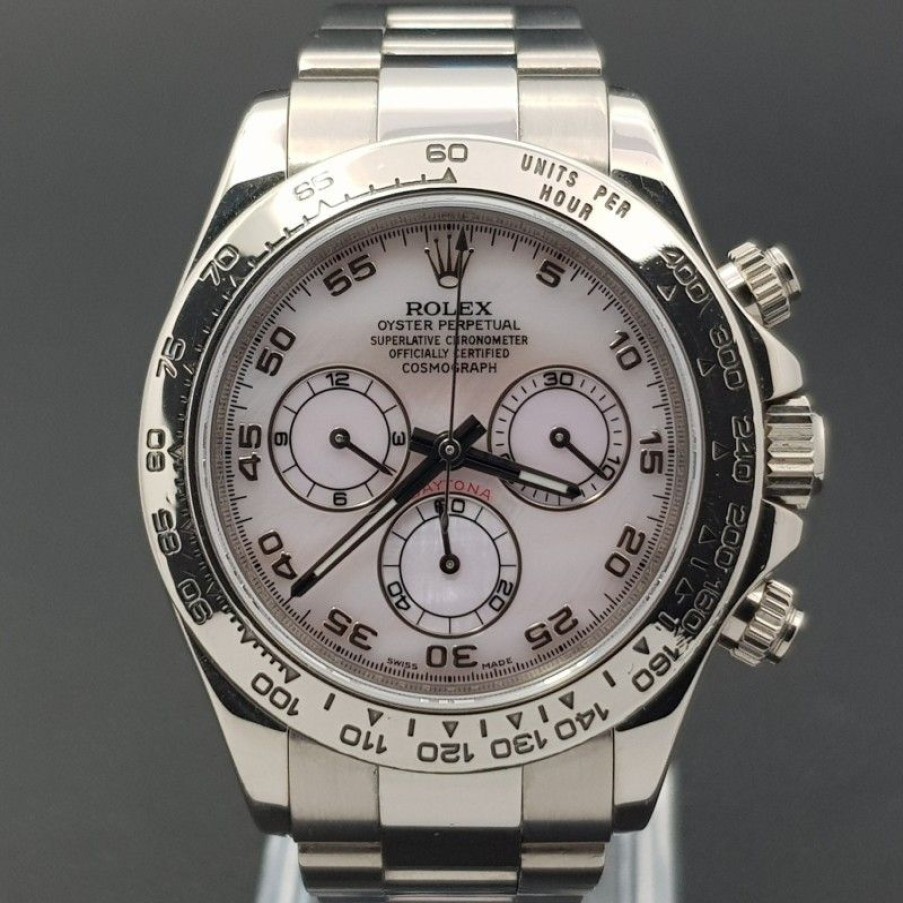 Used Watches ROLEX | Rolex Daytona Cosmograph 116509 18K White Gold Mother Of Pearl Dial...