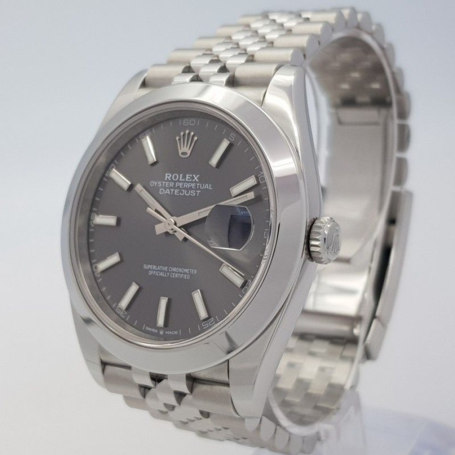 Used Watches ROLEX | Rolex Datejust 41Mm 126300 With Card Mint Condition Stahl Steel 2146Cy