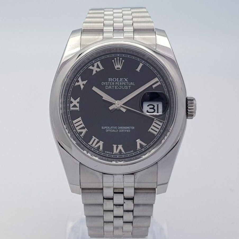 Used Watches ROLEX | Role Dat Dateust August 36Mm 116200 Never Polished Stahl Steel 664Mipp