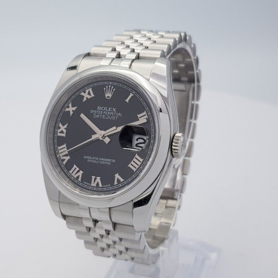 Used Watches ROLEX | Role Dat Dateust August 36Mm 116200 Never Polished Stahl Steel 664Mipp