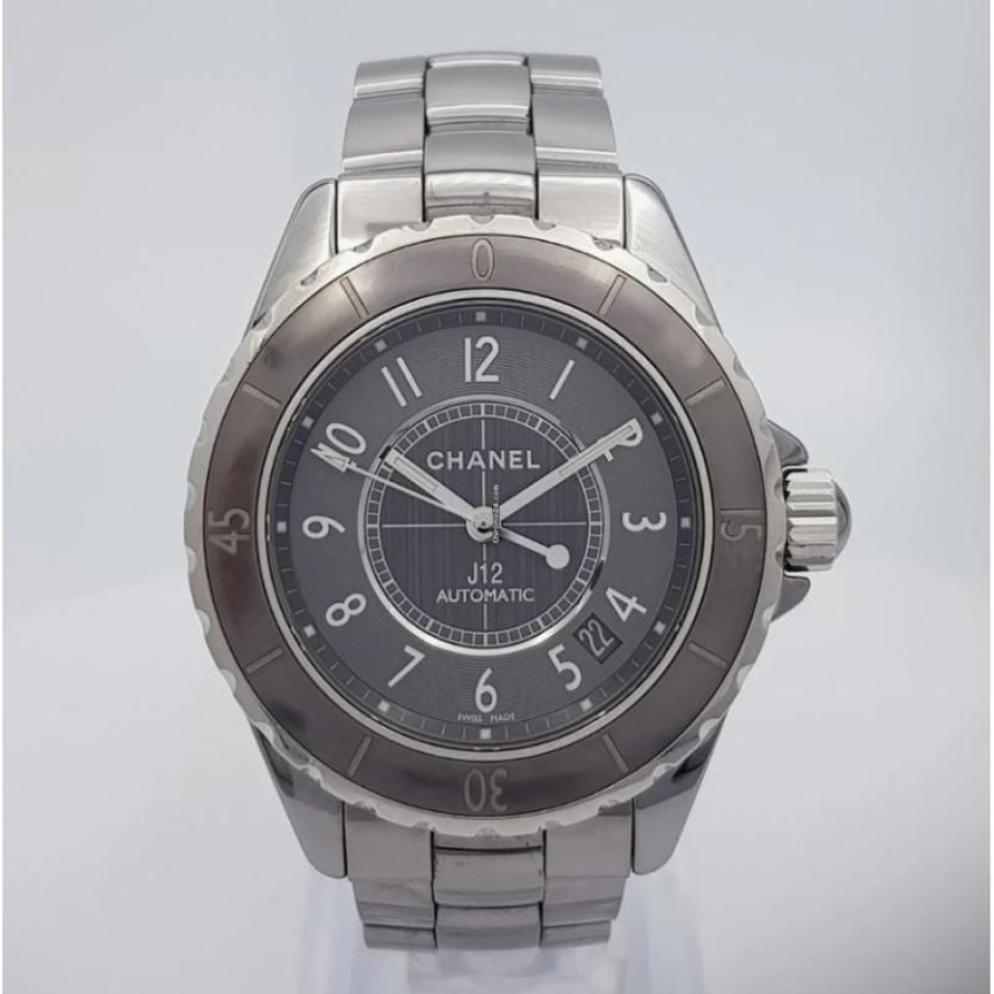 Used Watches CHANEL | Chanel Chanel12 H2979 Dial Gra Min Mint Condition Ceramic Keramik