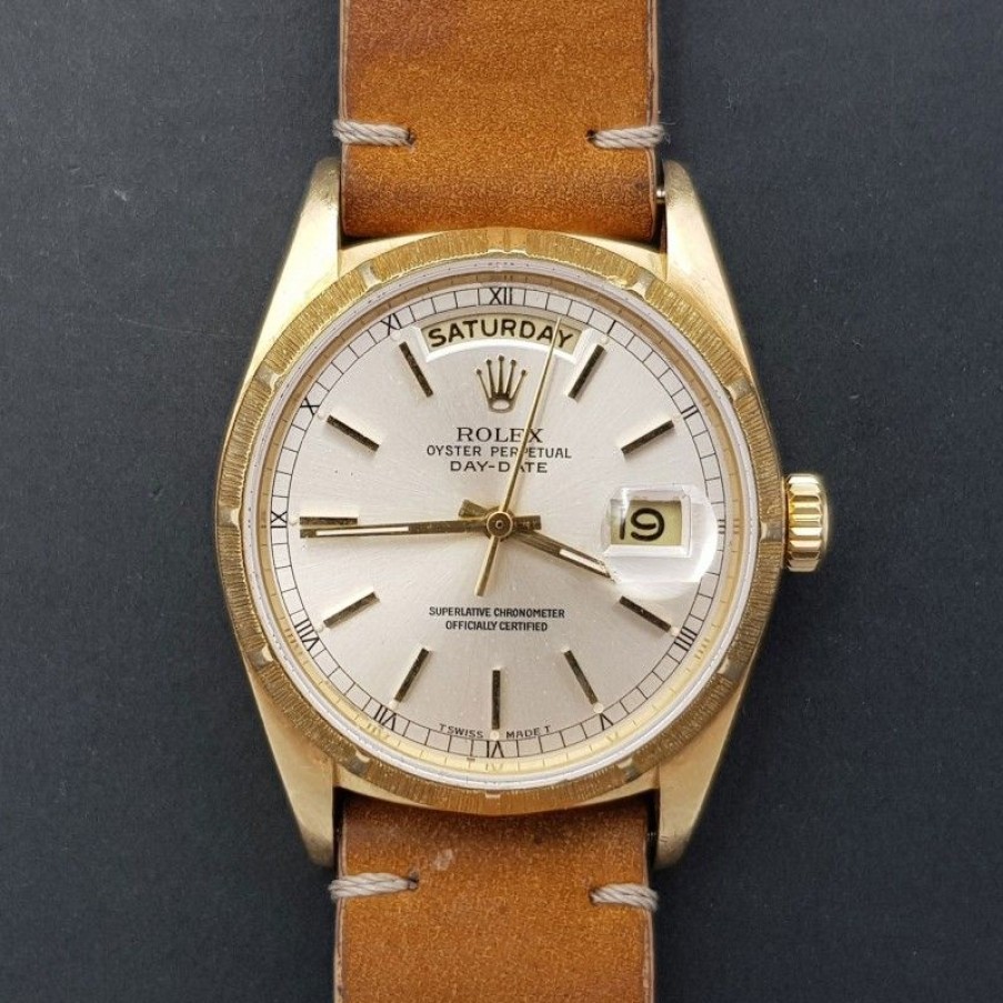 Used Watches ROLEX | Rolex Day-Date 36 36Mm 18078 Very Good Condition Full Gold Diam1203