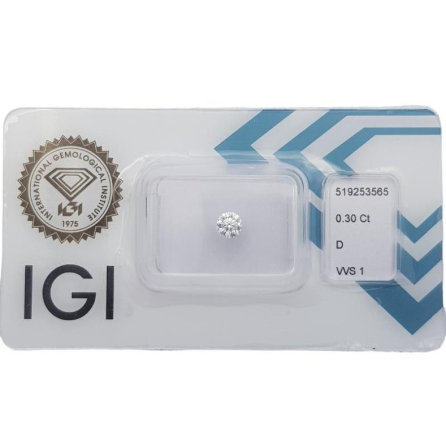 Certified Diamonds IGI | Diamond Igi Certificate 0.30 D Vvs1-Rep.519253565 Laser Inscription