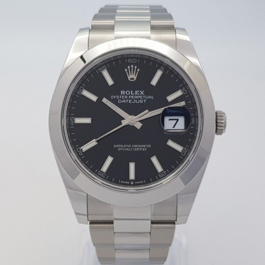 Used Watches ROLEX | Rolex Datejust 41Mm 126300 With Card Like New Stahl Steel 2325Cy