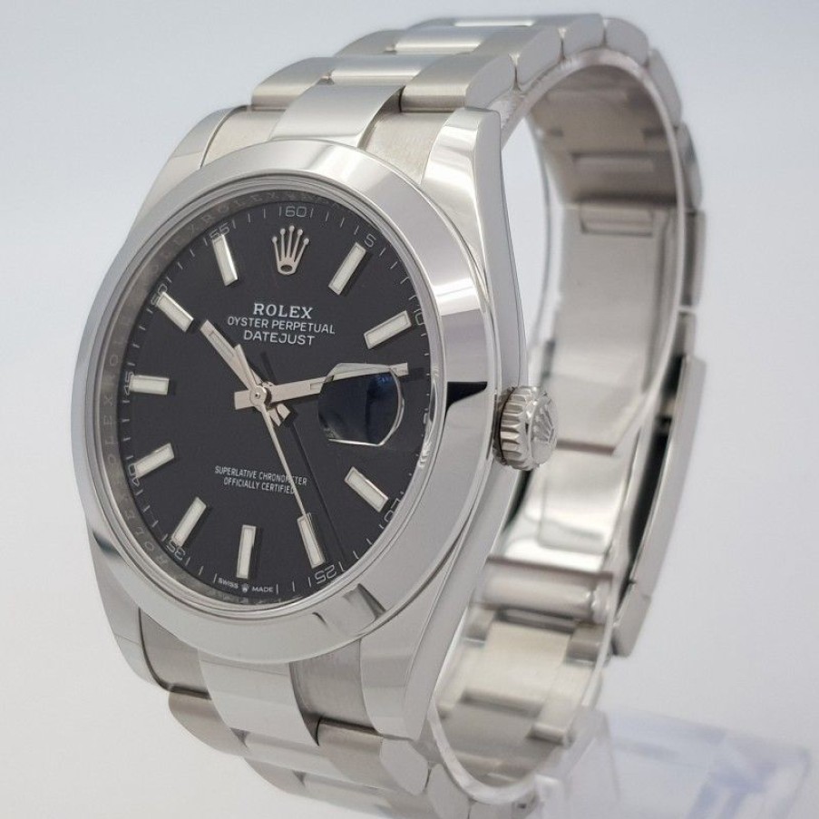 Used Watches ROLEX | Rolex Datejust 41Mm 126300 With Card Like New Stahl Steel 2325Cy