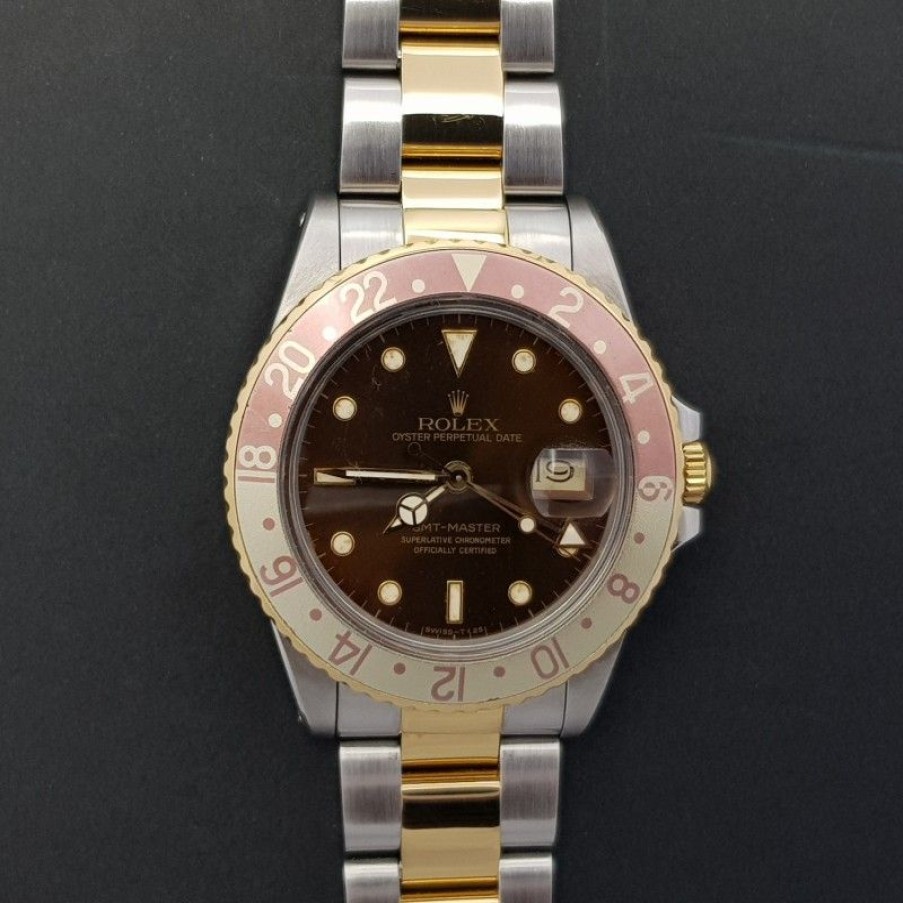 Used Watches ROLEX | Rolex Gmt-Master 40Mm Tiger Eye Very Good Condition Steel And Gold ...