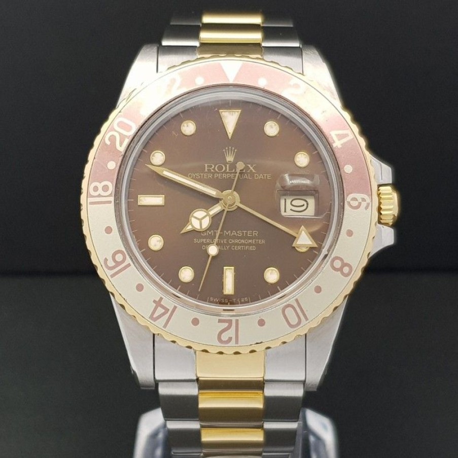 Used Watches ROLEX | Rolex Gmt-Master 40Mm Tiger Eye Very Good Condition Steel And Gold ...