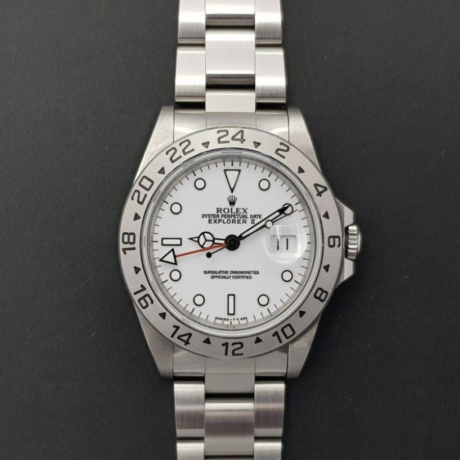 Used Watches ROLEX | Rolex Explorer Ii 16570 40Mm White Dial Mint Condition Stahl Steel ...