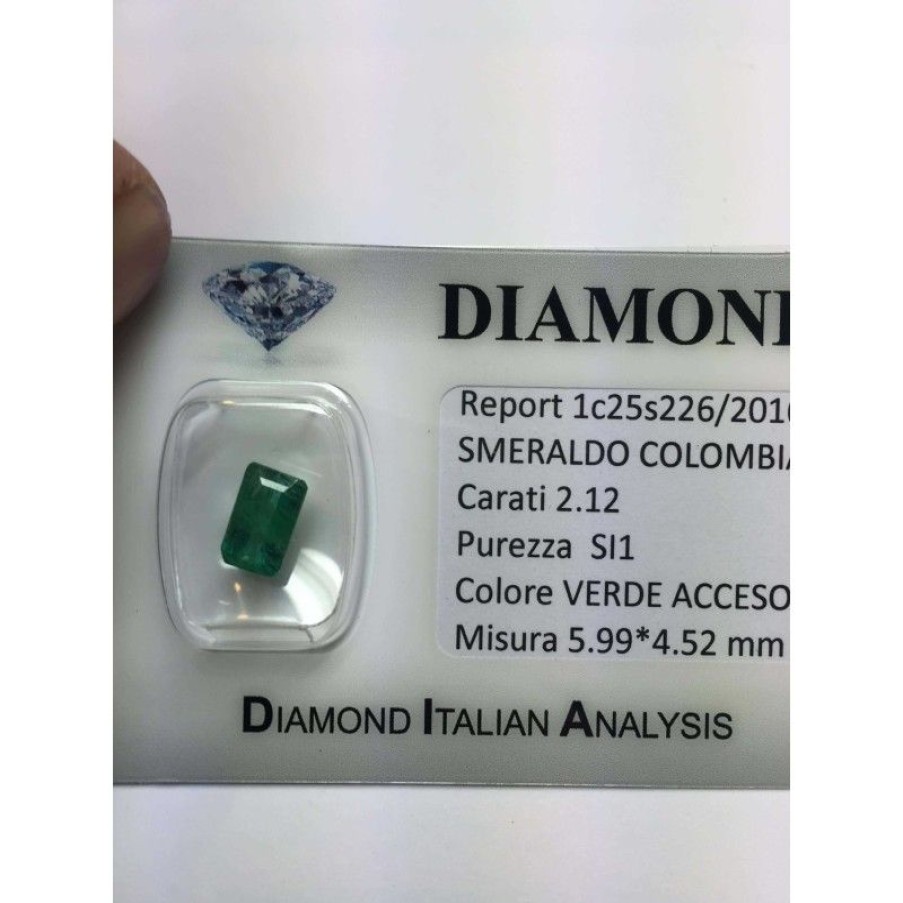 Gem Diamond Centre | Emerald Colombia 2.12 Carats Emerald Cut Lot 4.00