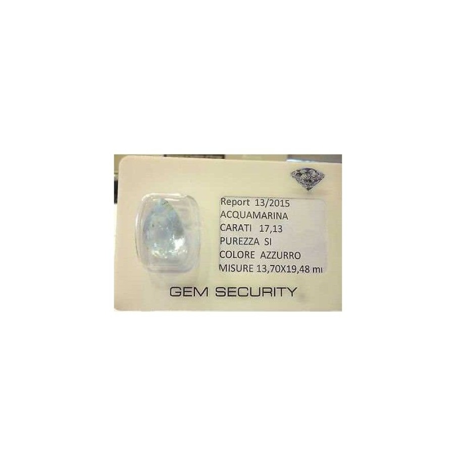 Gem Diamond Centre | Cut Aquamarine Drop 17,13-Carat - 60% Discount