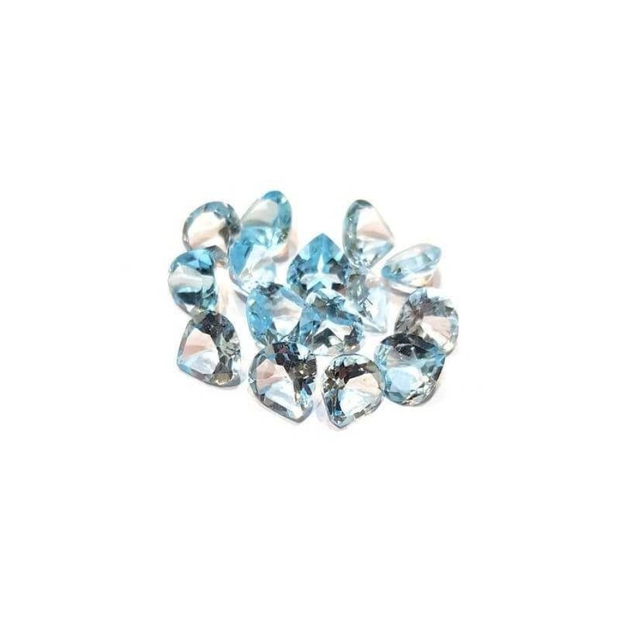 Gem Diamond Centre | Blue Topaz Drop 2.10 Carat 8.20 X 7.86 Mm