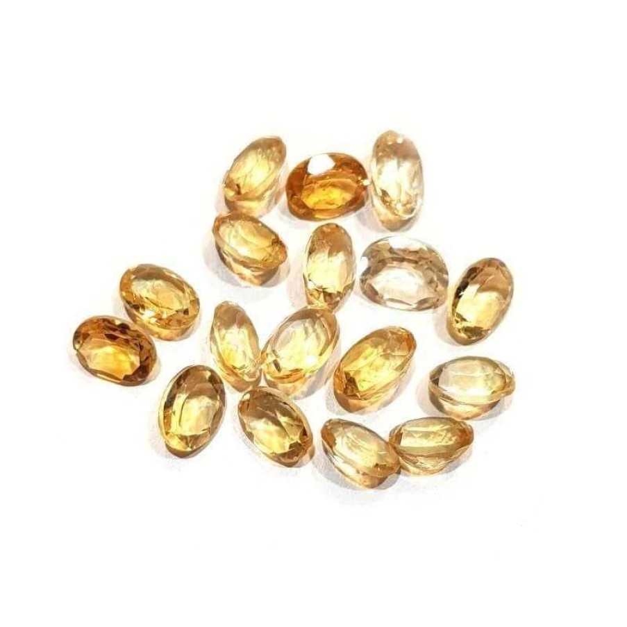 Gem Diamond Centre | Oval Yellow Citrine 1.30 Carats 6.01 X 8.00 Mm