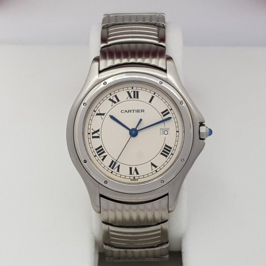 Used Watches CARTIER | Cartier Cougar Only Box Good Condition Stahl Steel Diam1150