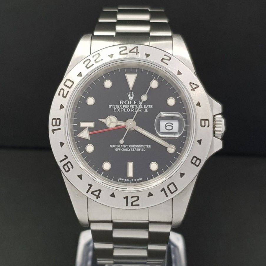 Used Watches ROLEX | Rolex Explorer Ii 16570 40Mm With Paper Good Condition Stahl Steel ...