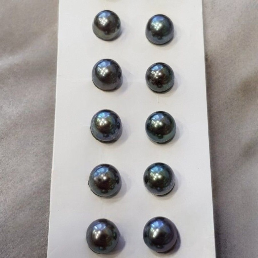 Beads And Thread Beads Diamond Centre | Pair Tahitian Pearls 11.00-11.50 Mm Aa