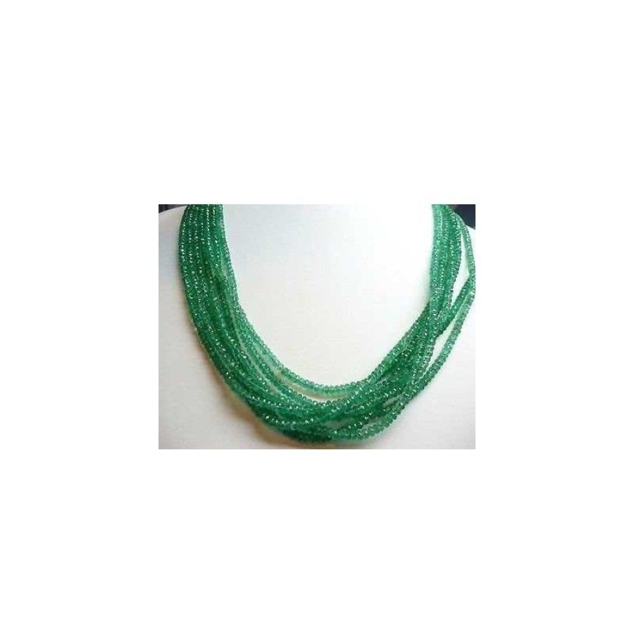 Gems Jewelry Diamond Centre | Natural Emerald Single Wire Measures 4 Mm Weight 45 Carats Long 42 Cm...