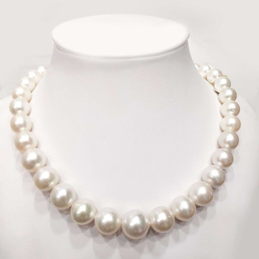 Beads And Thread Beads Diamond Centre | Australia Perle Hite Pearl Necklace Thread Measures From 12 To 16 Mm Length 4...