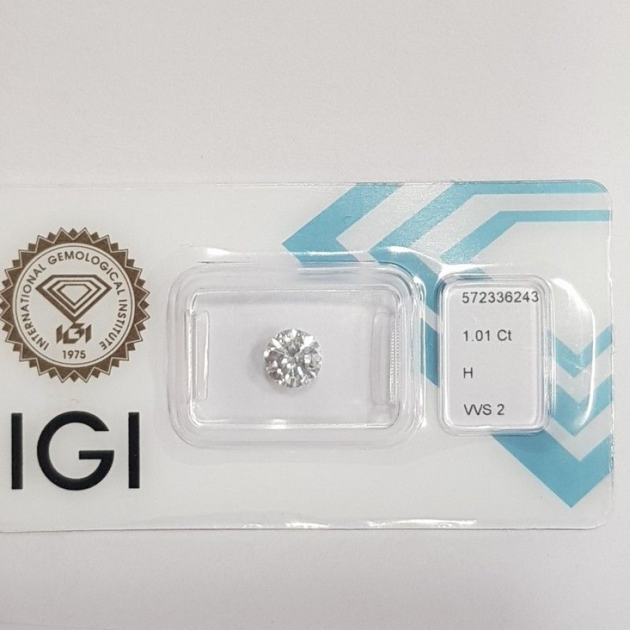 Certified Diamonds IGI | Igi Certified Diamond In Blister 1.01 H Vvs2 - Rep.572336243