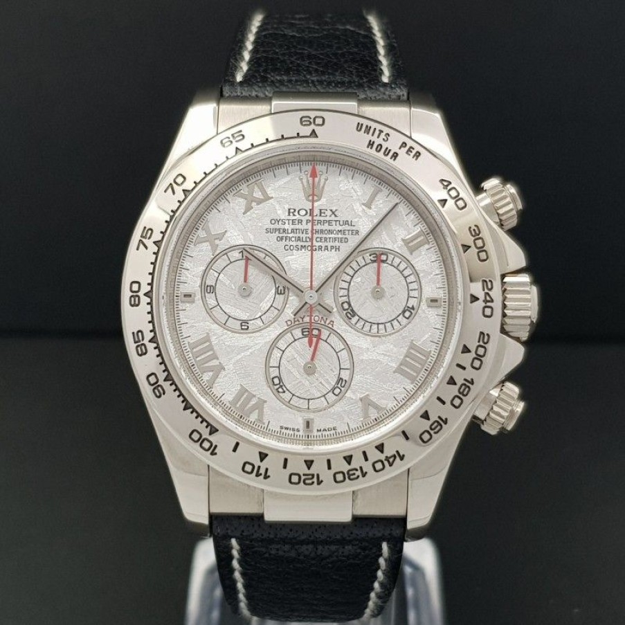 Used Watches ROLEX | Rolex Daytona 116519 Meteorite Dial With Card Very Good Condition W...