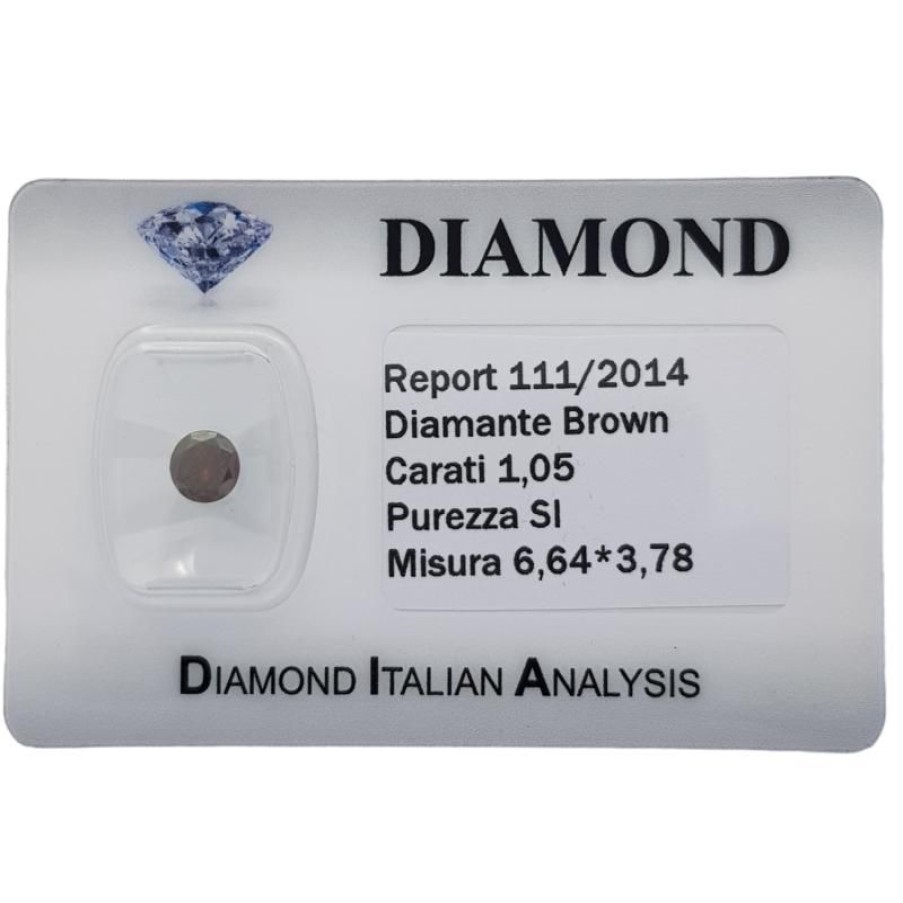 Certified Diamonds Diamond Centre | Brilliant Diamond Fanc Bro Bro Bro N 1.05 Carat Lot 2.00 3.00 1.00