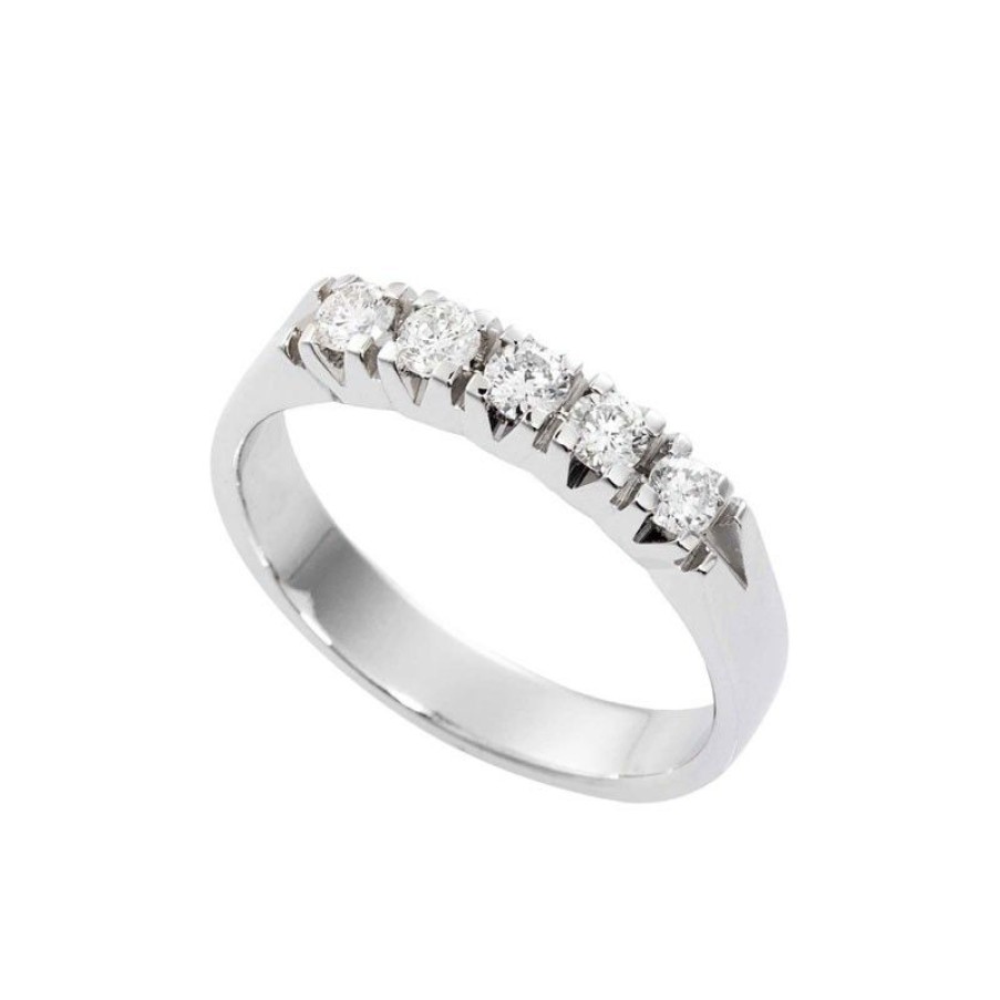 Gold Jewelry Diamond Centre | Veretta Eternity Ring With Diamonds Total Carats 0.50 Purity ...