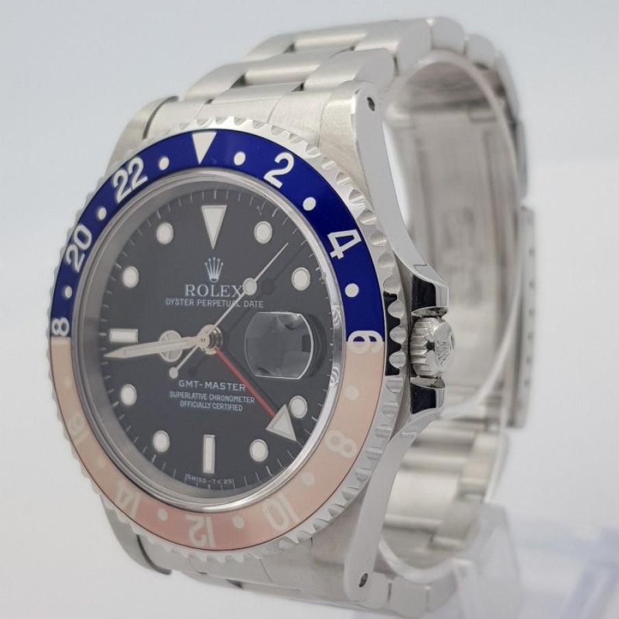 Used Watches ROLEX | Rolex Gmt-Master 16700 Pepsi Very Good Condition Stahl Steel Diam1135