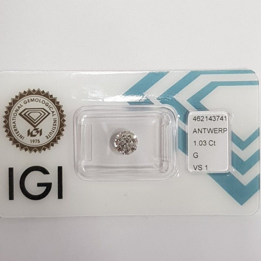 Certified Diamonds IGI | Igi Certified Diamond In Blister 1.03 G Vs1 - Rep.462143741