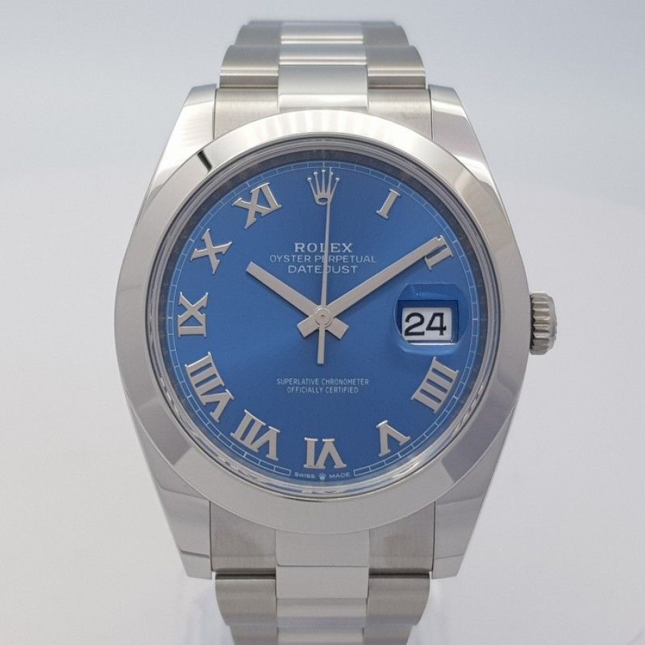 Used Watches ROLEX | Rolex Datejust 41Mm 126300 With Card Like New Stahl Steel 2350Cy