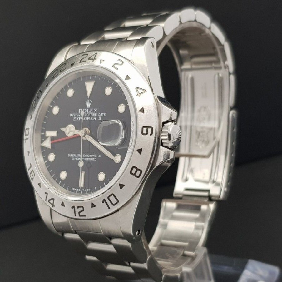 Used Watches ROLEX | Rolex Explorer Ii 16570 40Mm With Paper Good Condition Stahl Steel ...