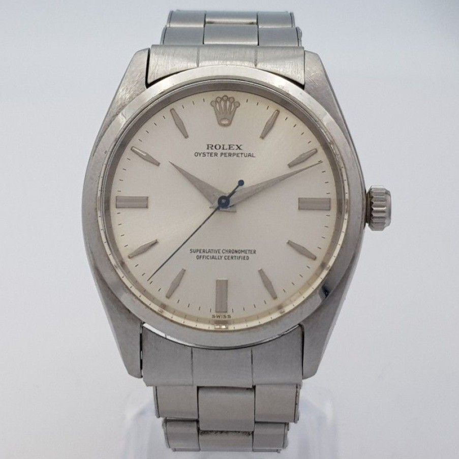 Used Watches ROLEX | Rolex Oyster Perpetual 34Mm 1002 Good Condition Stahl Steel Xx9Cyg3M