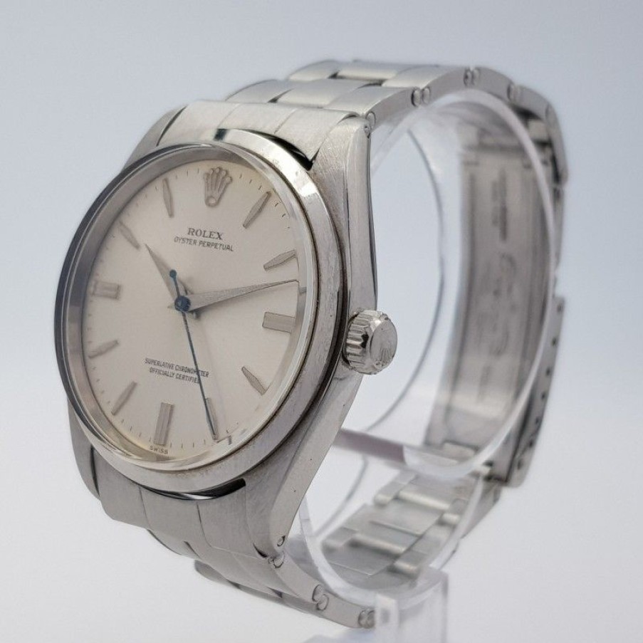 Used Watches ROLEX | Rolex Oyster Perpetual 34Mm 1002 Good Condition Stahl Steel Xx9Cyg3M