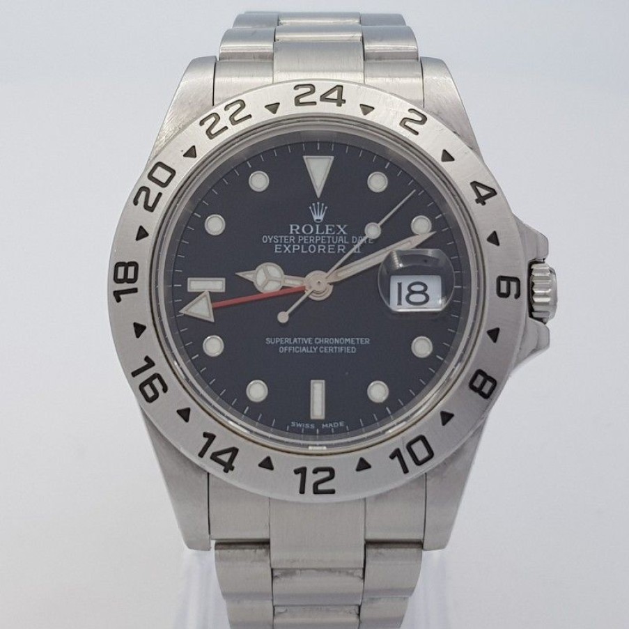 Used Watches ROLEX | Rolex Explorer Ii 16570 40Mm With Paper Good Condition Stahl Steel ...